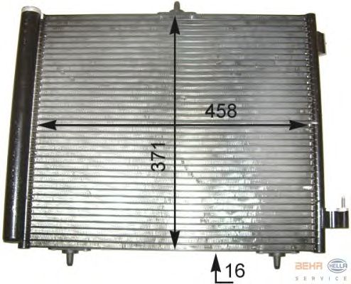 Condensator, airconditioning 8FC 351 303-541