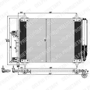 Condensator, airconditioning TSP0225537