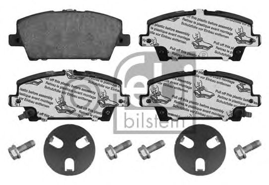 Brake Pad Set, disc brake 16802