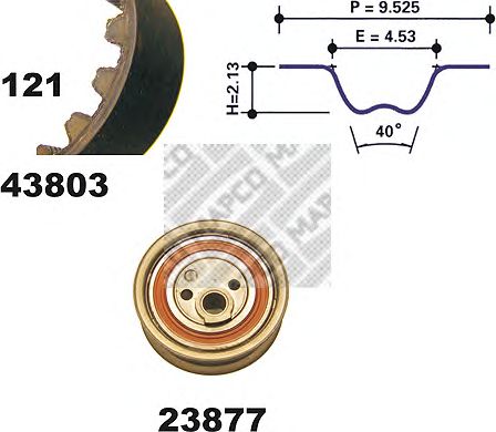 Timing Belt Kit 23814