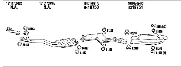 Exhaust System BW73507