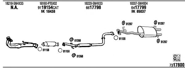 Exhaust System HO60061