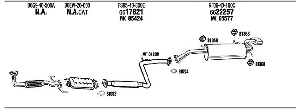 Exhaust System MA75002