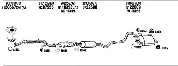 Exhaust System NI55026