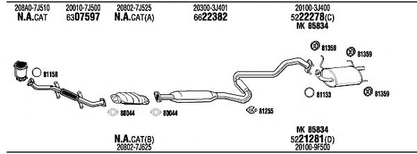 Exhaust System NI65031