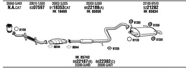 Exhaust System NI65074