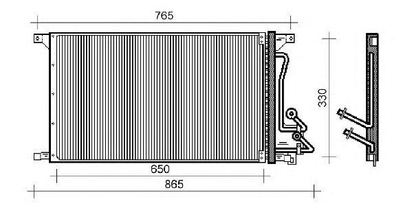Condensator, airconditioning QCN242