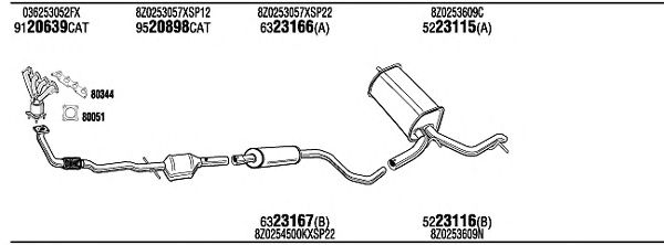 Exhaust System ADT13360