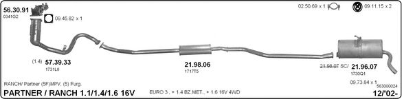 Exhaust System 563000024