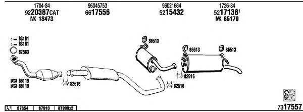 Exhaust System CI78014