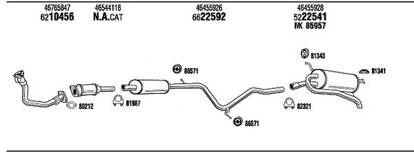 Exhaust System FI71501