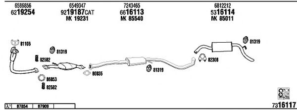Exhaust System FO30608