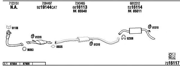 Exhaust System FO30912