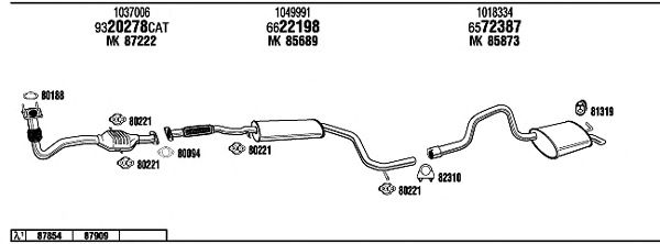 Exhaust System FO60087