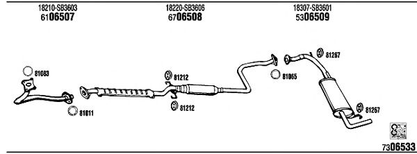 Exhaust System HO60016A