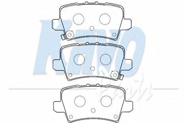 Brake Pad Set, disc brake BP-2051