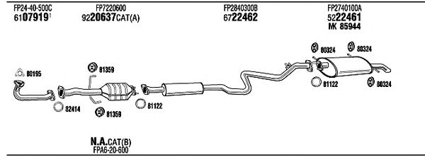 Exhaust System MA20104