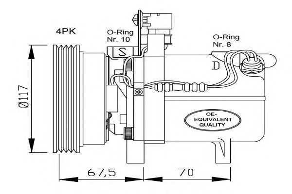 Compressor, airconditioning 32055