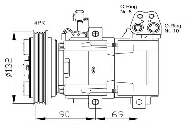 Compressor, airconditioning 32451