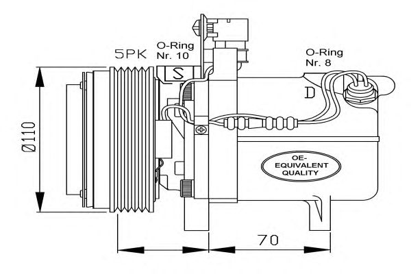 Compressor, airconditioning 32490