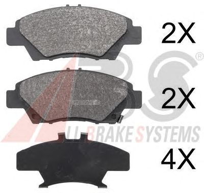 Brake Pad Set, disc brake 37754