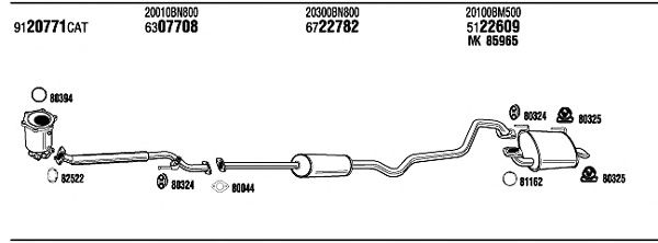 Exhaust System NI55027