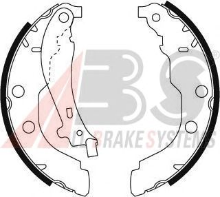 Brake Shoe Set 8985