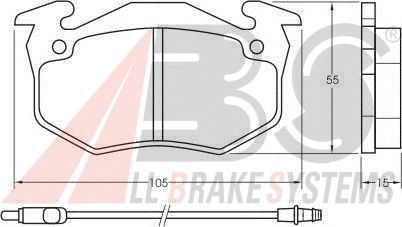 Brake Pad Set, disc brake P 68 015