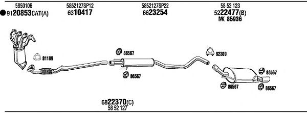 Exhaust System OPT18467A