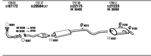Exhaust System PE10655