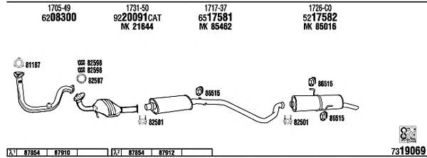 Exhaust System PE30632