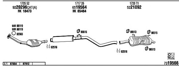 Exhaust System PE30642