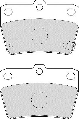 Brake Pad Set, disc brake FD7001A