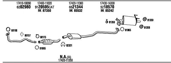Exhaust System TO51131