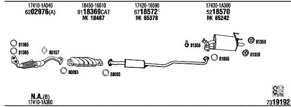 Exhaust System TO51132