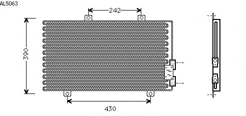 Condensator, airconditioning AL5063