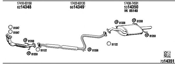 Exhaust System TO87949