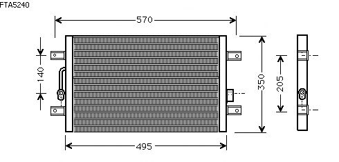Condensator, airconditioning FTA5240