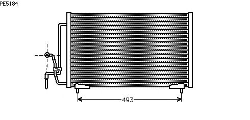 Condenser, air conditioning PE5184