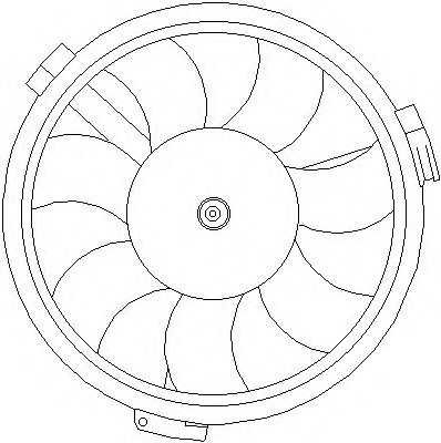 Fan, motor sogutmasi EV010161