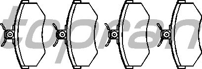 Brake Pad Set, disc brake 109 478