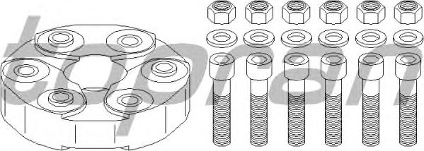 Joint, propshaft 400 250