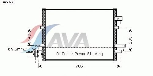 Condenser, air conditioning FDA5377