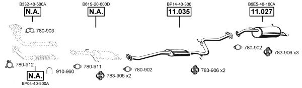 Exhaust System MA110855