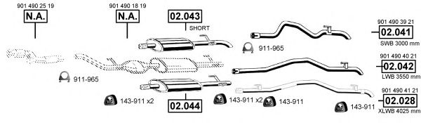 Exhaust System ME012310