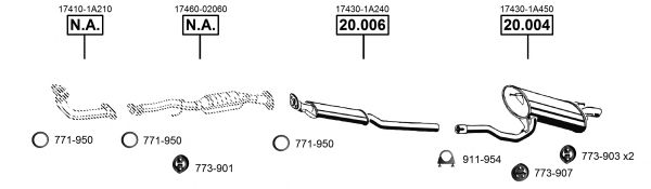 Exhaust System TO201140