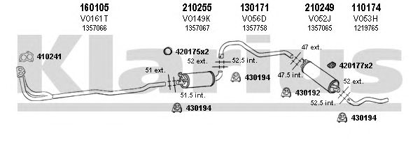 Exhaust System 960063E