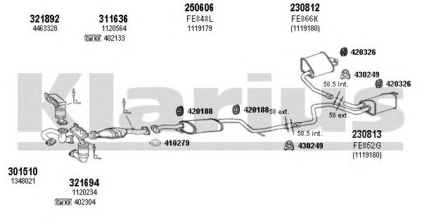 Exhaust System 361687E