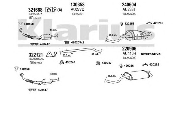 Exhaust System 930997E