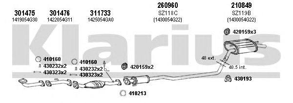 Exhaust System 820109E